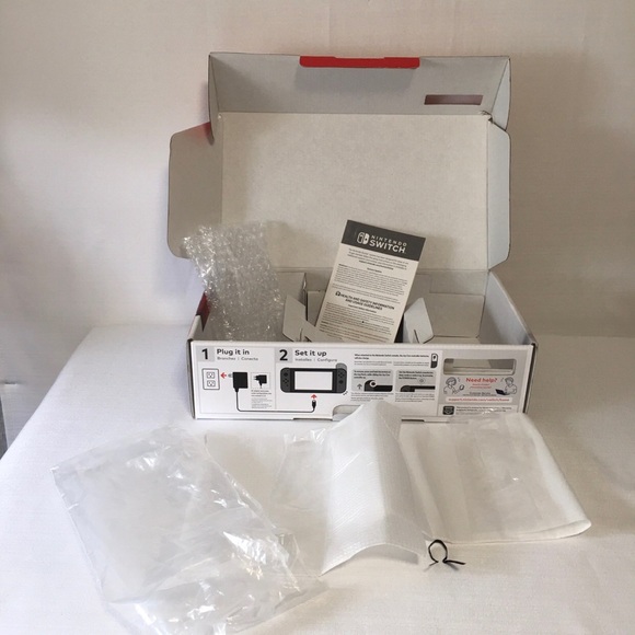 BOX ONLY EMPTY Nintendo Switch With instructions & wrappings for regifti… - Picture 3 of 9
